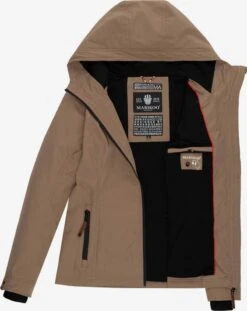 Marikoo Tussenjassen Tussenjas Brombeere Dames Sepia -Mode Kleding f1d61cb32fb37d6187d161b543f576f9