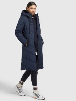 Khujo Winterjassen Winterjas Aribay Dames Navy -Mode Kleding f274b9e616f4f65a1ba30b722231d508