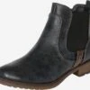Mustang Enkellaarsjes Chelsea Boots Dames Navy -Mode Kleding f42ee7cd0443f8c9b125cfc56962f98f