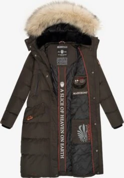 Marikoo Wintermantels Wintermantel Schneesternchen Dames Antraciet -Mode Kleding f5b547339e9eccac8a58bf2bd3d61ffe