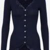 Rosemunde Vesten Gebreid Vest Silk Dames Navy -Mode Kleding f6a326bcb42c85196d9997be8f01207f