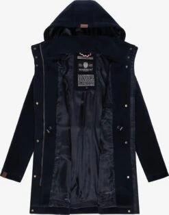 Marikoo Wintermantels Wintermantel Dames Navy -Mode Kleding f78c3058cfc9ea0432eccde719789016