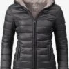 Marikoo Outdoor Jassen Functionele Jas Dames Zwart -Mode Kleding f99731a90224b444fbc77cbf03ec659b